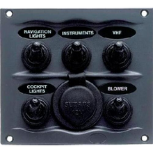 Switch Panel 5 Switches & Power Socket