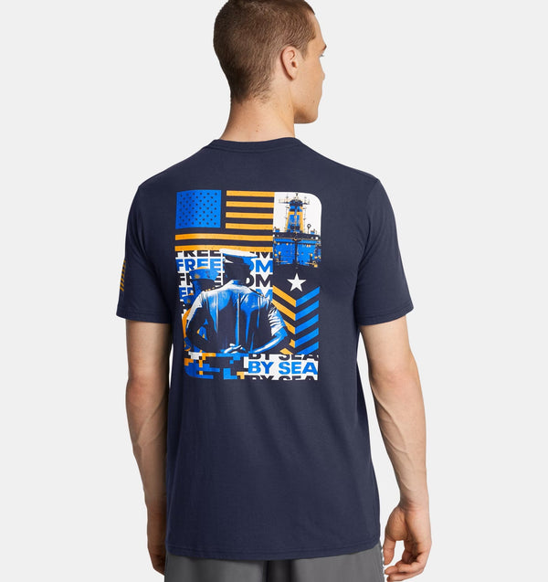 Under Armour - Mens Freedom By Sea T Shirt