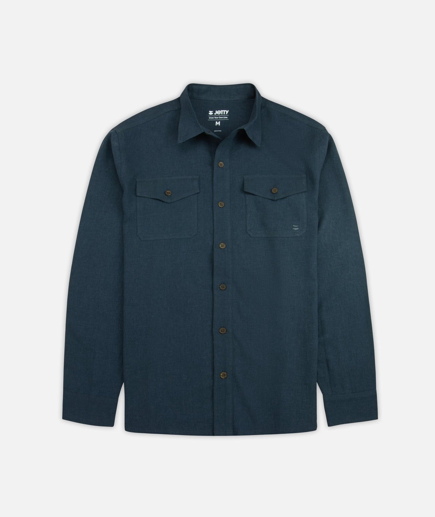 Jetty - Noah Long Sleeve Linen Shirt 0726NOAH