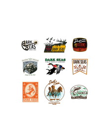 Dark Seas - Sportsman Sticker 6 Pack