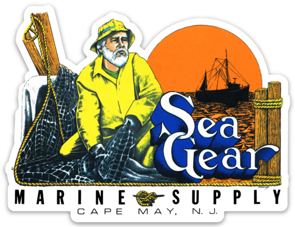 Sea Gear Apparel - Old Man Sticker