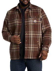 Carhartt - Relaxed Flannel Sherpa Lined Shirt Jacket