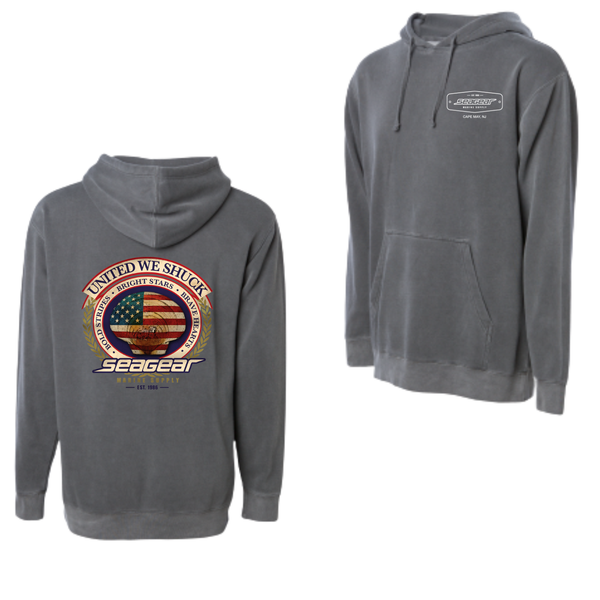 Sea Gear Apparel - United We Shuck Hoodie Mens