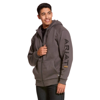 Ariat - Men`s Rebar All-Weather Insulated Full ZP Hoodie