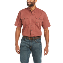 Ariat - Men`s Rebar Washed Twill SS Work Shirt