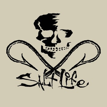Salt Life - Hooked Skull Decal
