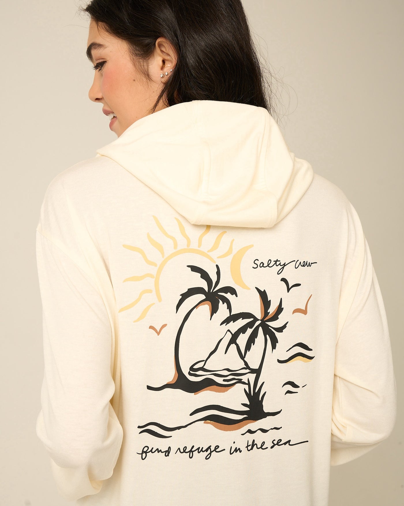 Salty Crew - Beach Scene UV Hood 75435006W