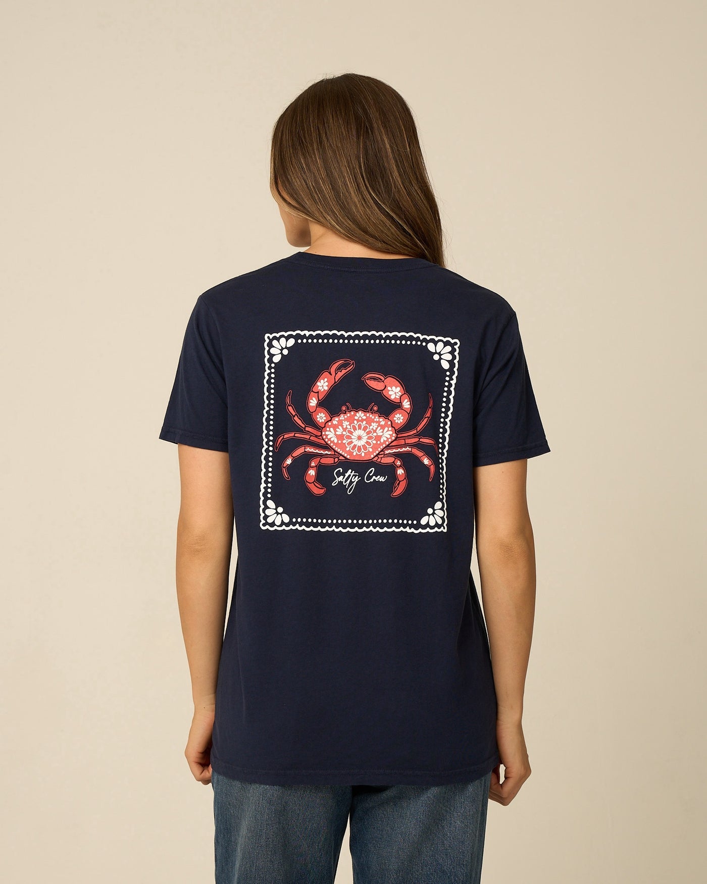 Salty Crew - Floral Crab B.F. Tee 25035329W