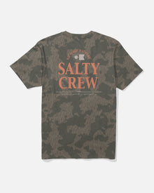 Salty Crew - Label Crew Tee 25035342