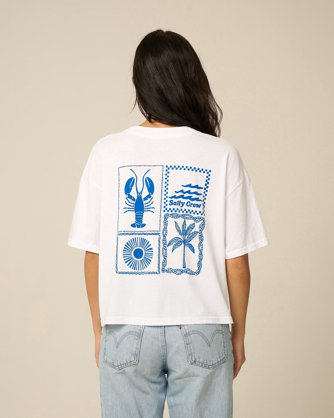 Salty Crew - Quilted Skimmer Tee 25035319W