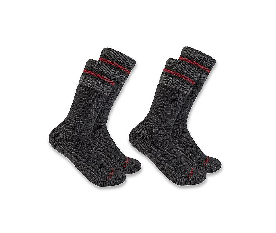 Carhartt - Mens Midweight Synthetic-Wool Blend Boot Sock