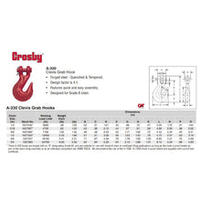 Crosby Clevis Grab Hook