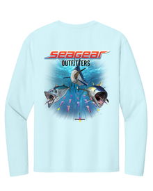 Sea Gear Apparel - Sea Gear Outfitters Sport Multi Fish Long Sleeve Sun Shirt