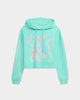Salt Life - Salty Mind Ls Ocean Wash Fleece Cropped Hoodie