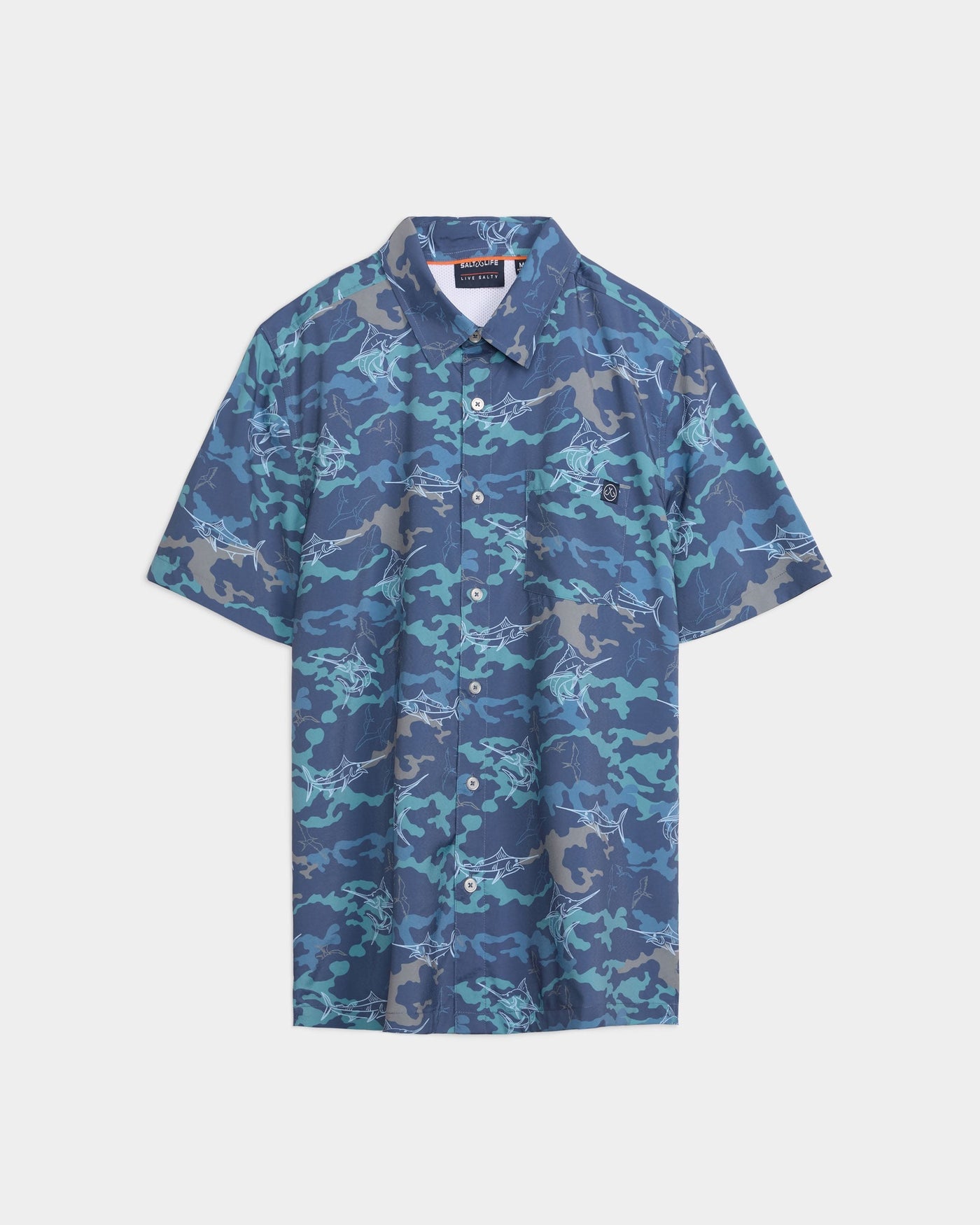 Salt Life - Frigate Stealth Slx Woven Ss Shirt
