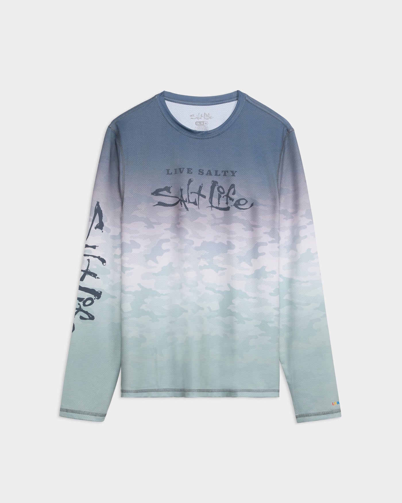 Salt life Fish Net Fade Ls Perforated Mesh Slx SLM6536