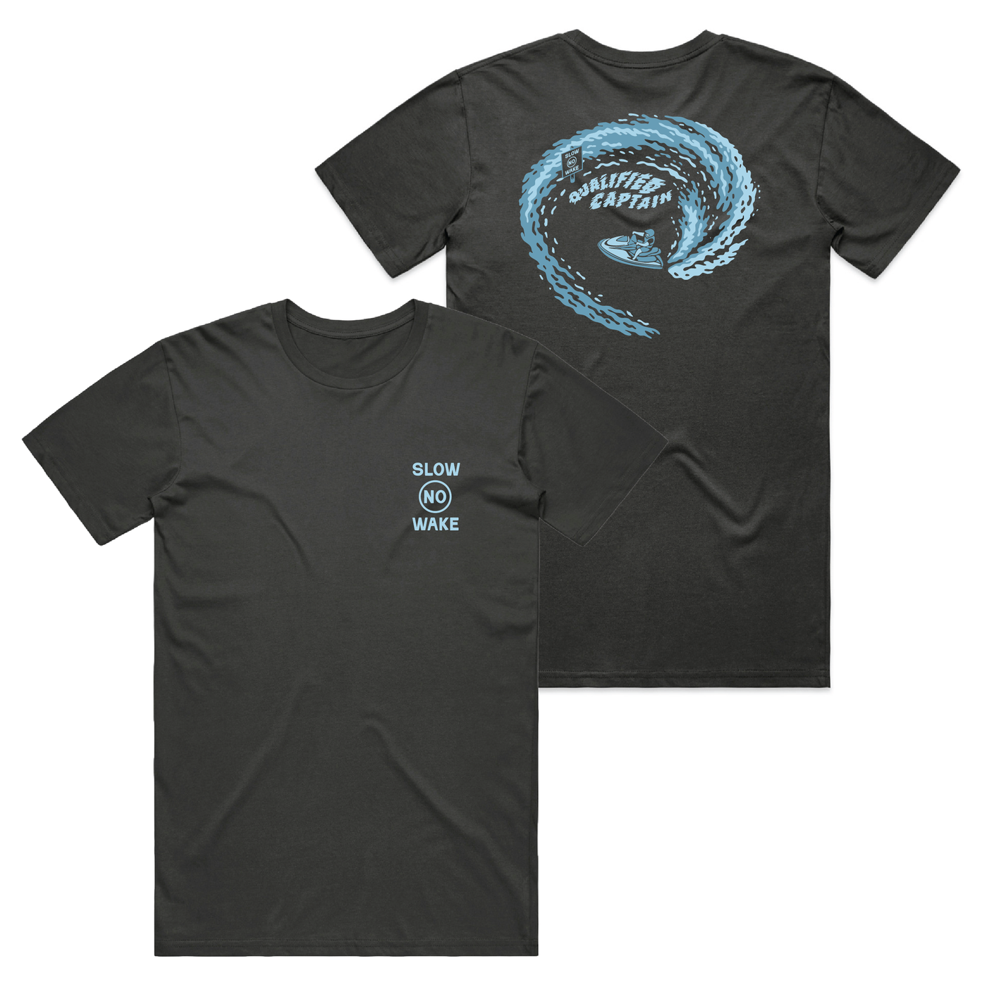 The Qualified Captain - No Wake Tee
