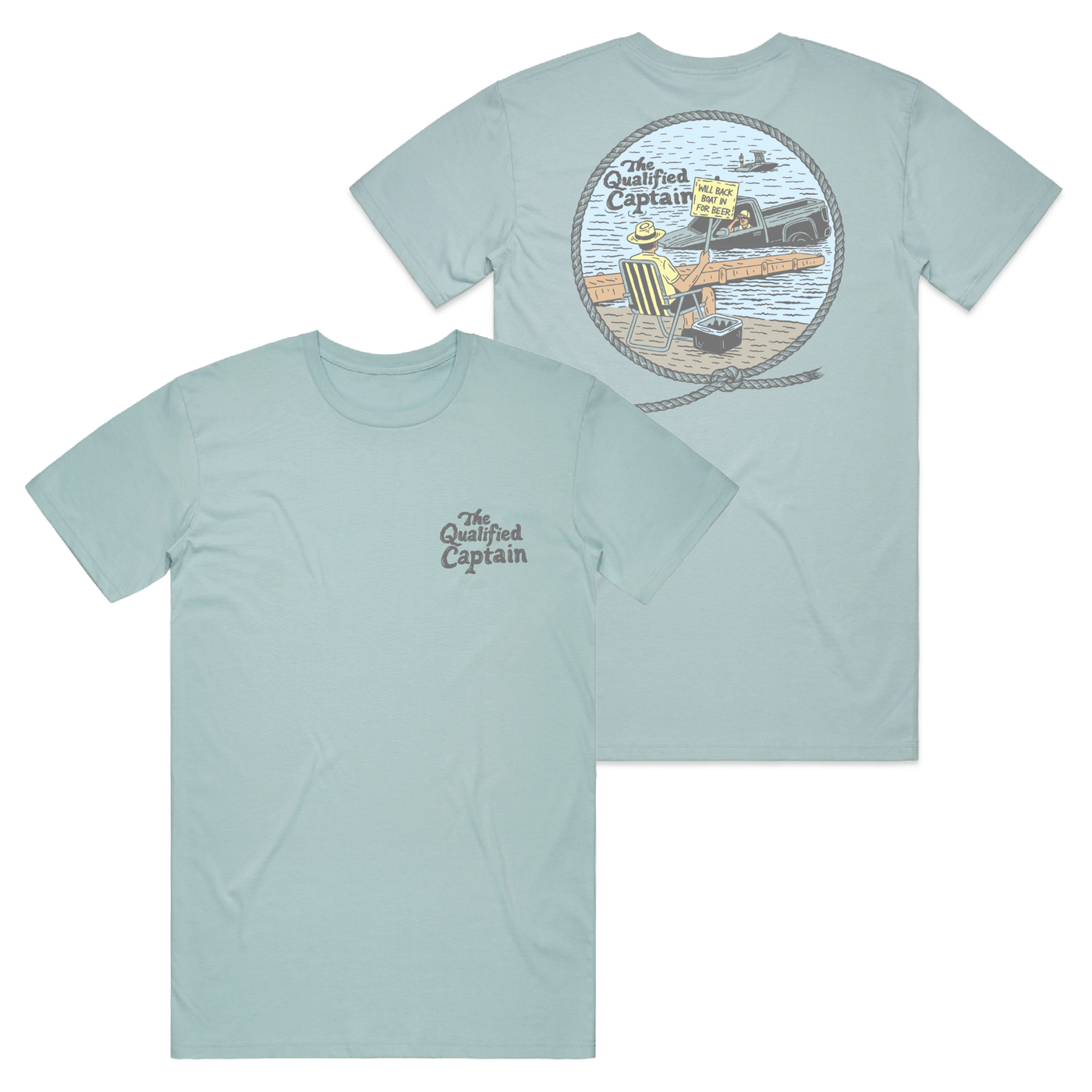 The Qualified Captain - Back In Tee