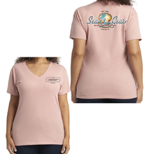 Sea Gear Apparel - Mudflap Women`s Next Level V-Neck T-Shirt
