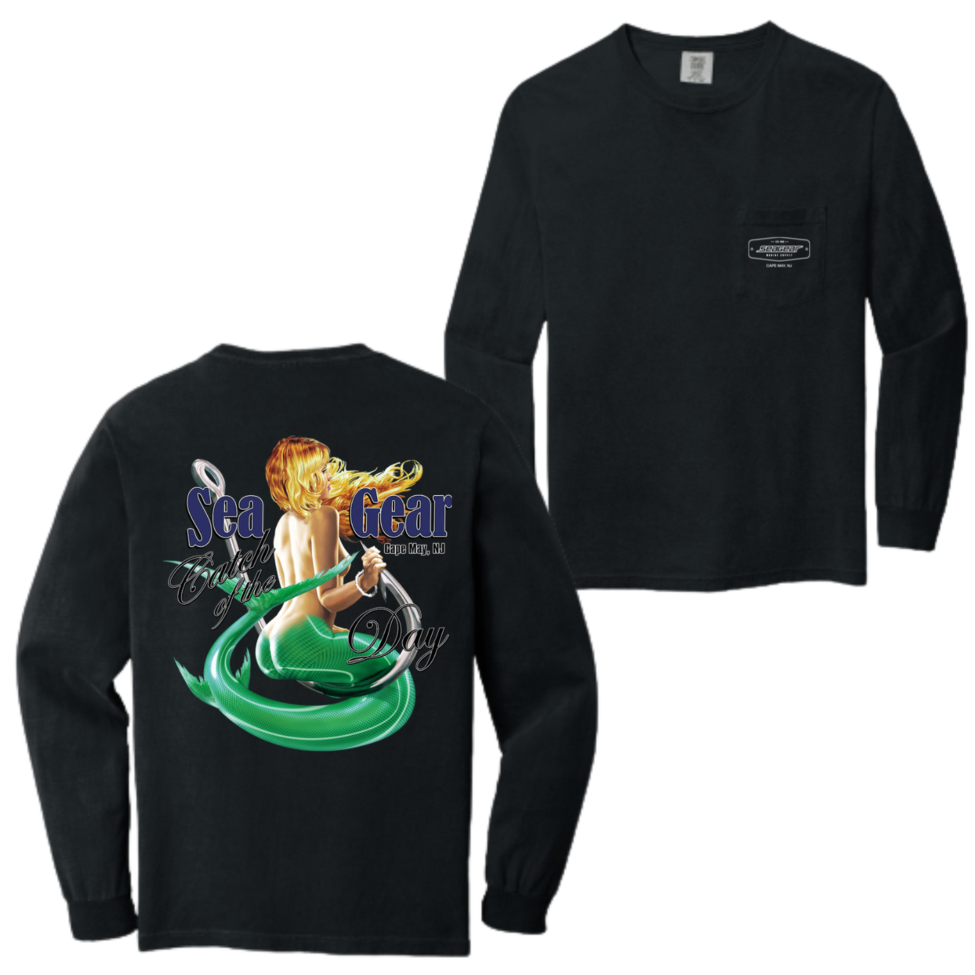 Sea Gear Apparel - CATCH OF THE DAY LONG SLEEVE TEE