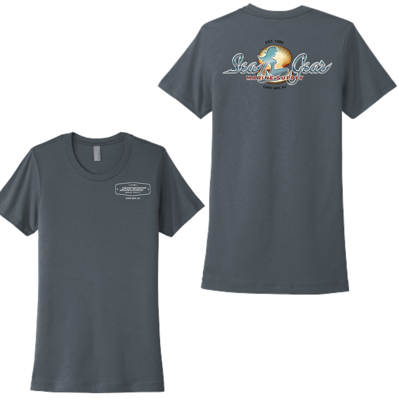 Sea Gear Apparel - Mudflap Women`s Next Level Boyfriend T-Shirt
