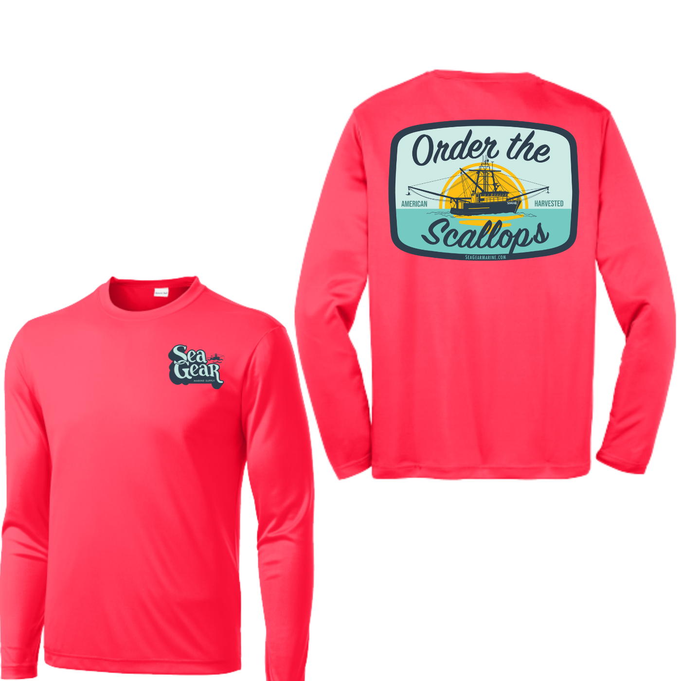 Sea Gear - Order The Scallops Long Sleeve Youth