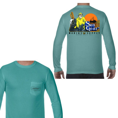 Sea Gear - - Old Man Long Sleeve Tee