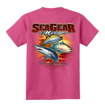 Sea Gear Apparel - 3 Fish Short Sleeve Toddler