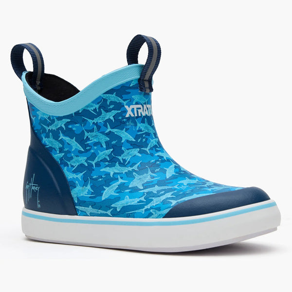 Xtratuf Little Kids Ankle Deck Boot Guy Harvey XKABGH2C