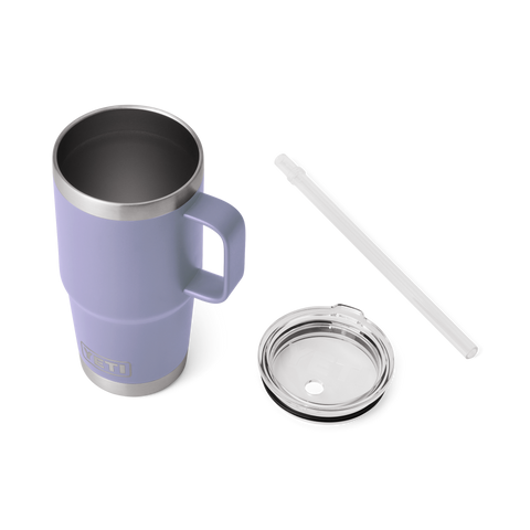 Yeti - Rambler 25 Oz Straw Mug - 25Oz / Big Wave Blue