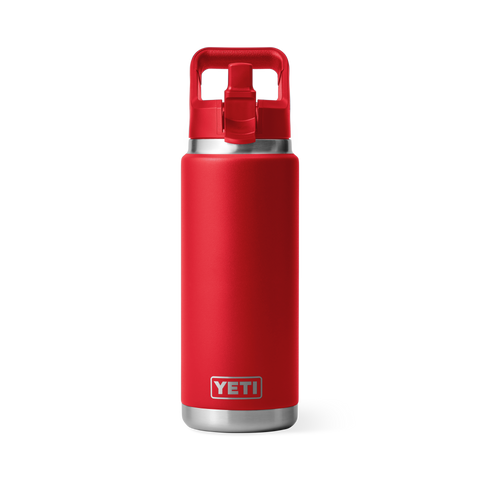 Yeti - Rambler 26 Oz Straw Bottle - 26Oz / Rescue Red (Core)