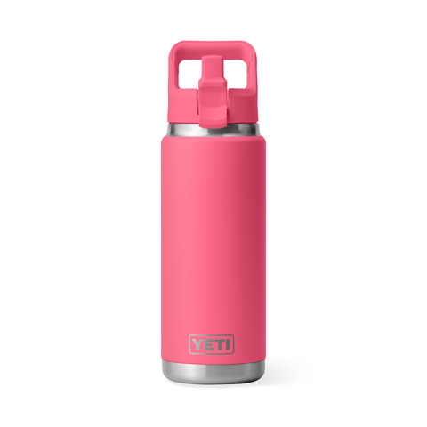 Yeti - Rambler 26 Oz Straw Bottle - 26Oz / Tropical Pink (Core)