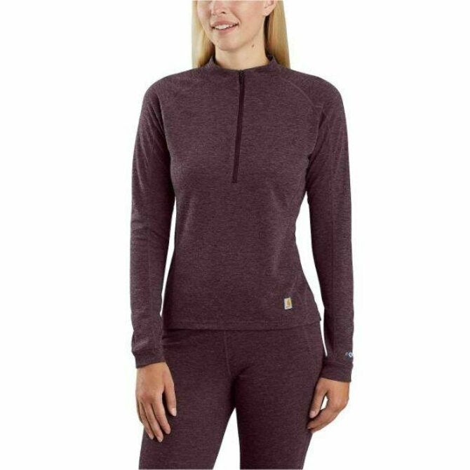 Carhartt - Women` Base Force Heavyweight Poly-Wool Quarter Zip