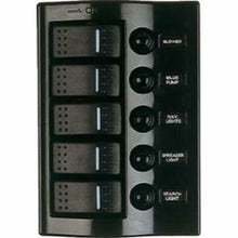 Sea Dog 5 Circuit Illuminating Rocker Switch Breaker Panel