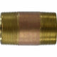 Midland Industries - Brass Seamless Pipe Nipple SCH 40 MP