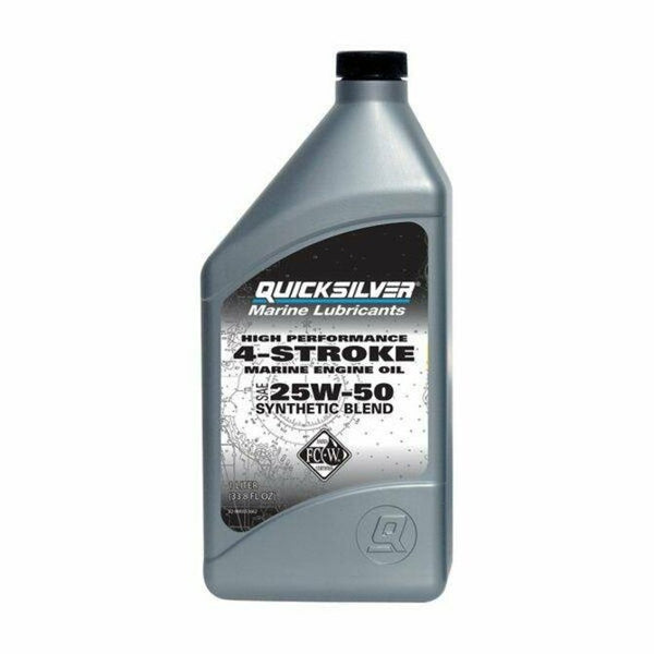 Quicksilver - 4-Stroke 25W/50 High Performance Synthetic Marine Engine Oil