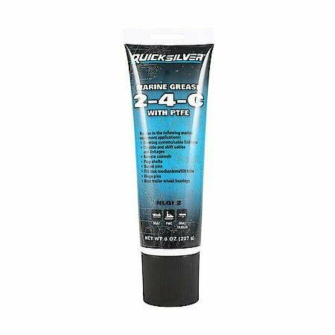 Quicksilver - Marine Grease with Teflon, Multi-Purpose Marine Lubricant 2-4C
