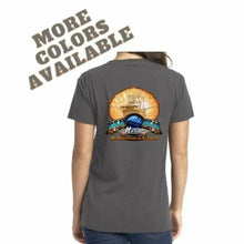 Sea Gear - Flaming Scallop Women`s Next Level Relaxed V Neck T-Shirt