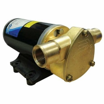 Jabsco Ballast King Bronze DC Pump with Deutsch Connector - No Reversing Switch - 15 GPM