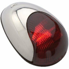 Attwood Sidelight Red Vertical Mount Stainless Steel