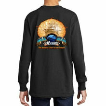 Sea Gear - Flaming Scallop Youth Long Sleeve
