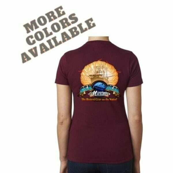 Sea Gear Apparel - Flaming Scallop Short Sleeve Womens
