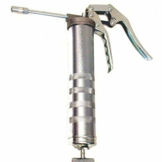 Zee Line 3-Way Pistol Grip Grease Gun With Pipe