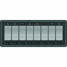 Blue Sea Contra Switvh Panel 8 Position Grey Horiziontal