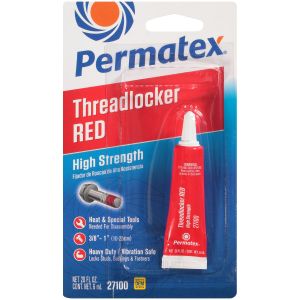 Permatex - Hred High Strength Threadlocker 6 ml