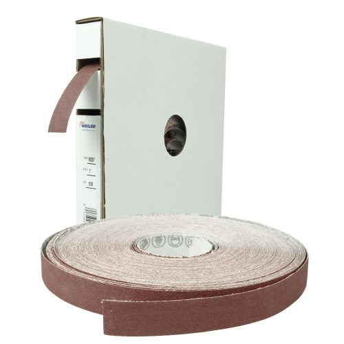 Weiler - 1" Coated Abrasive Shop Roll, 100A0 - Sold per foot