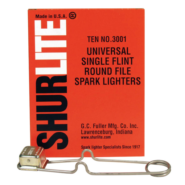 Shurlite - Spark Lighter, Universal Single-Flint Round Lighter