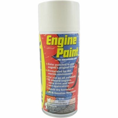 Moeller - Johnson/Evinrude White Engine Spray Paint