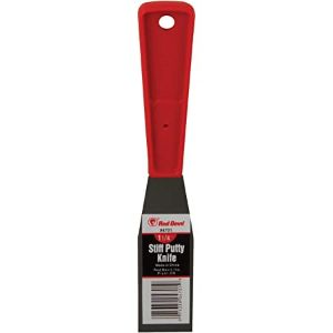 Red Devil - 1-1/4" Putty Knife, Plastic Stiff Flexible Blade