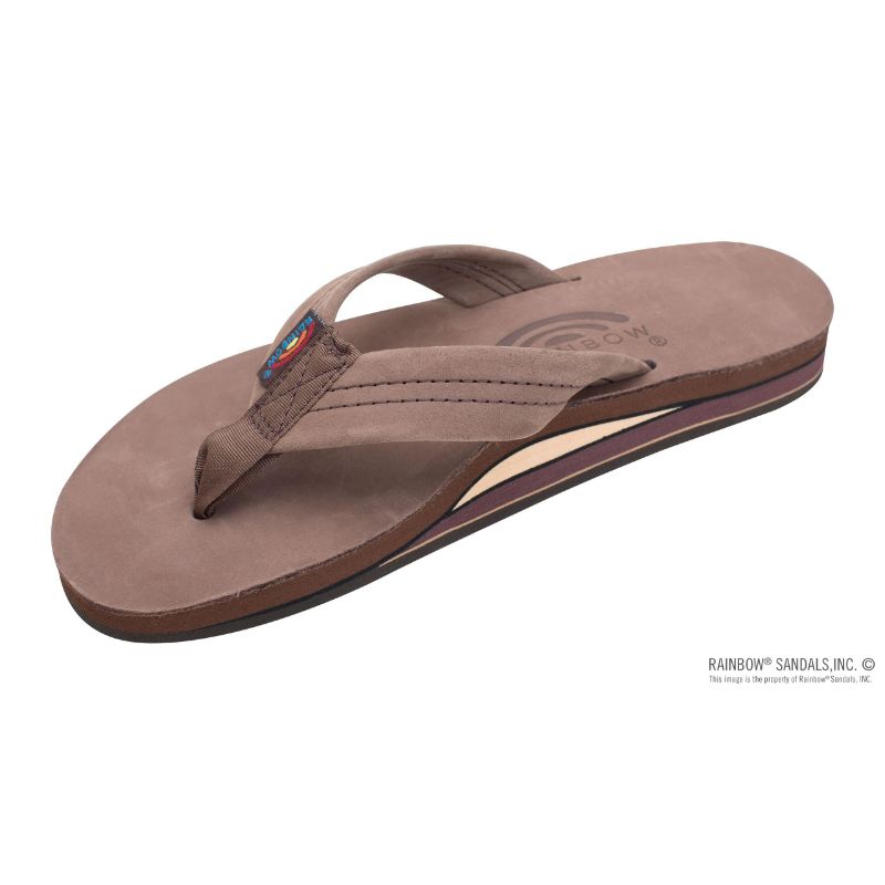 Rainbow - Women's Double Layer Arch Support Premier Leather with 1" Strap